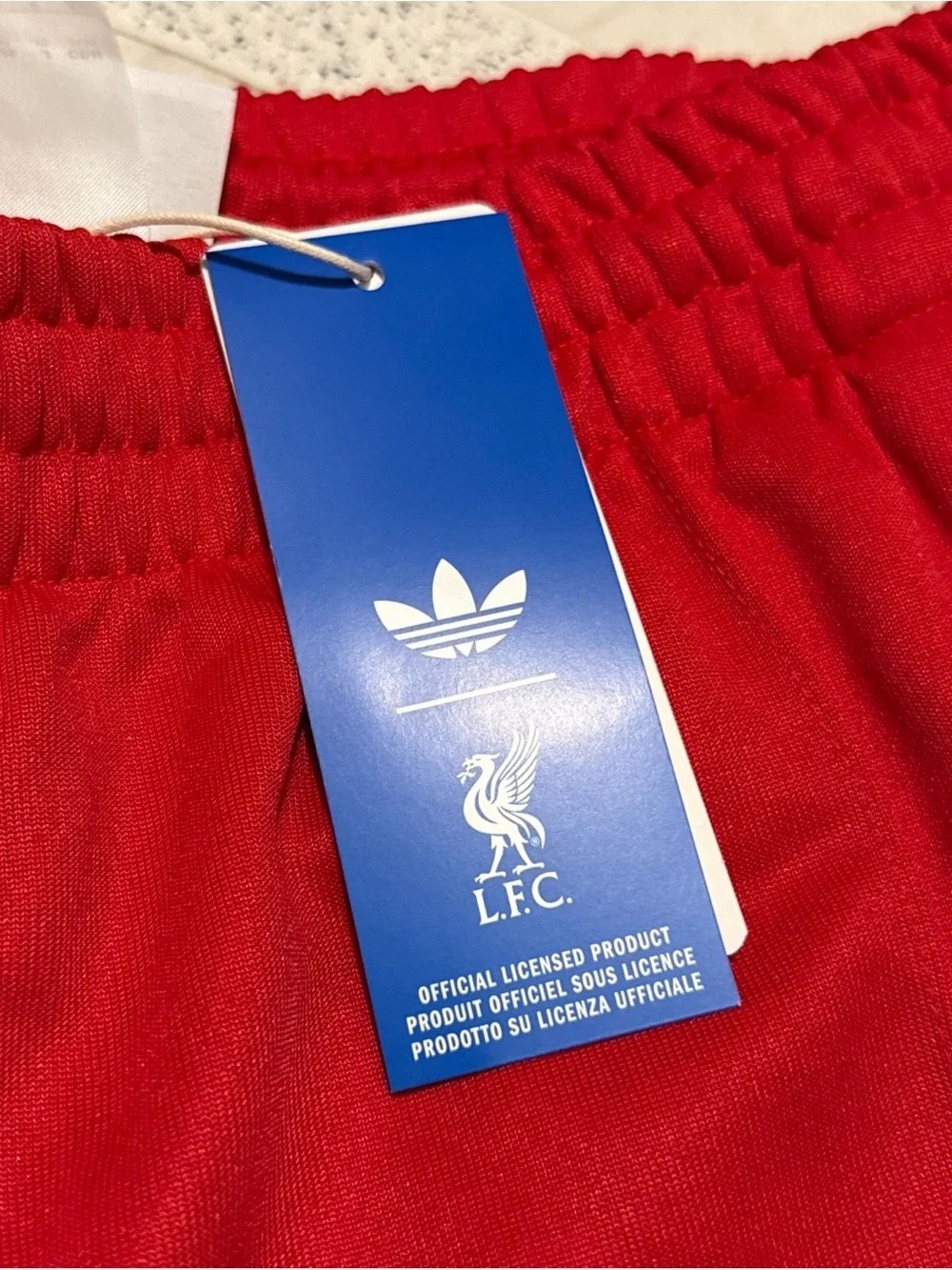 New Adidas Liverpool FC Originals Track Pants Ruby Red Men’s Size Medium JZ0139